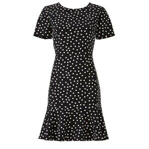 Slate And Willow Black Polka Dot Mermaid Ruffle Hem Sz 2 And 6 Available NWOT